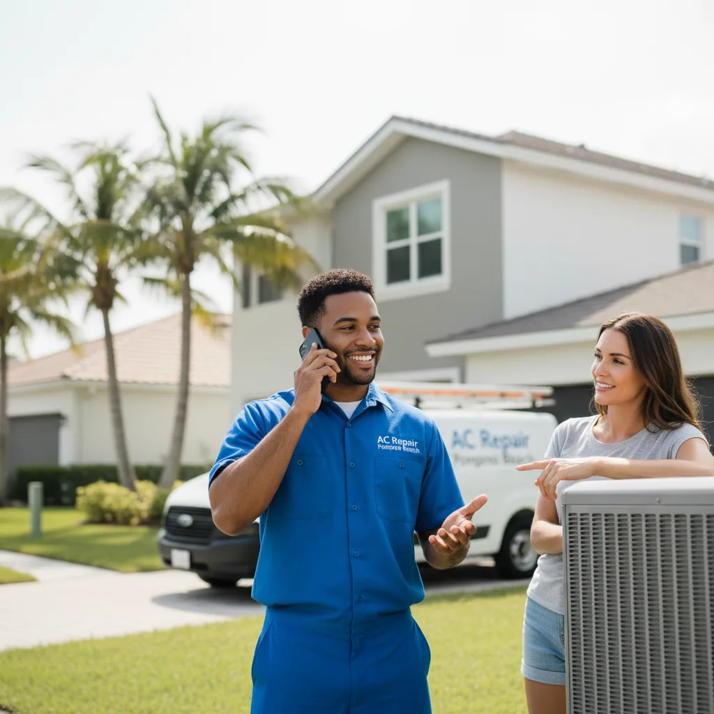 AC Repair Pompano Beach customer support in North Mankato